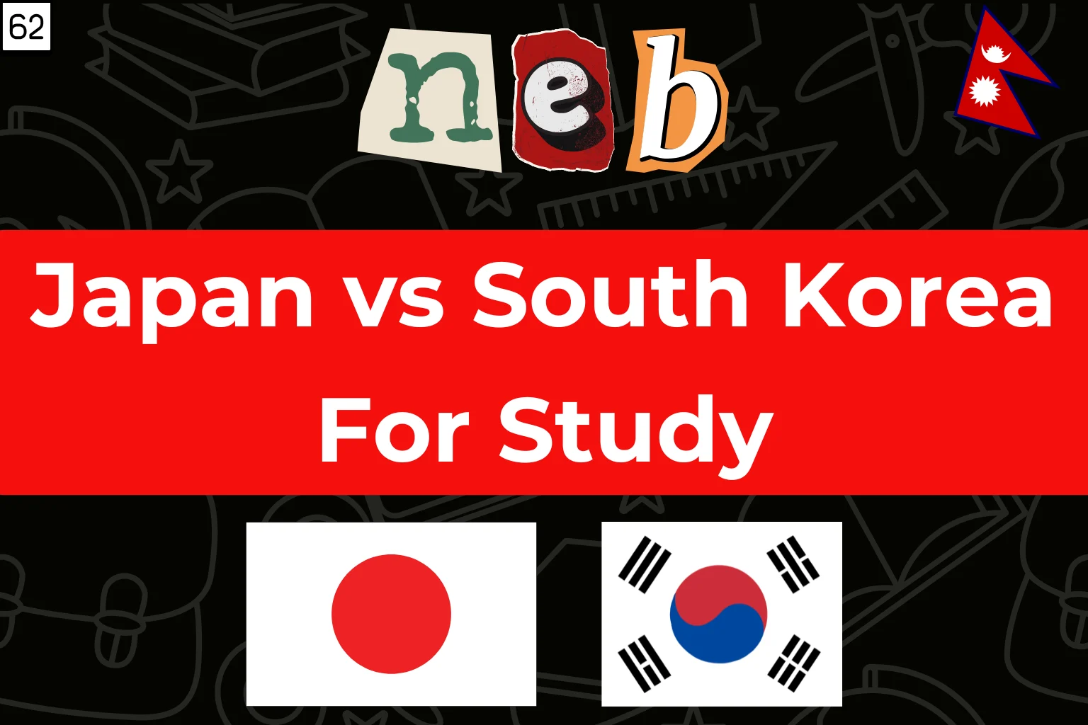 Study in Japan vs South Korea